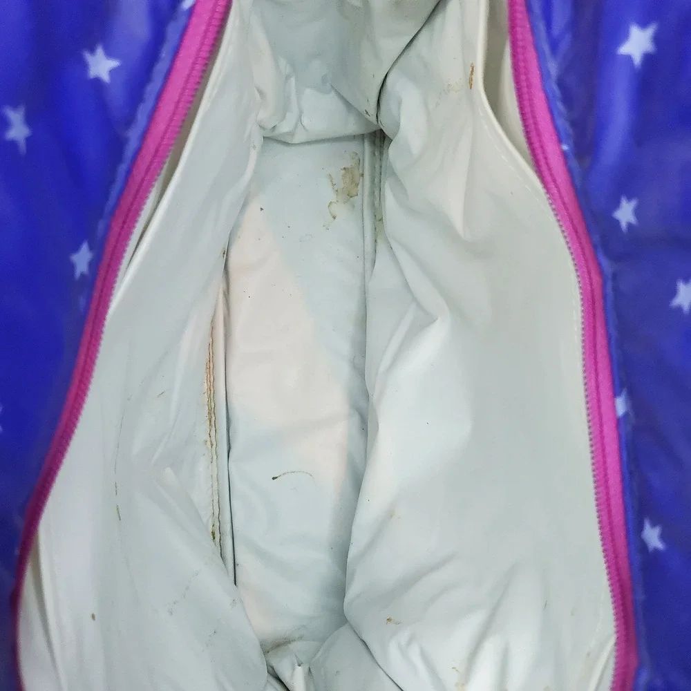 Vintage Ross Similac Baby Teddy Bear Diaper Bag Insulated Blue‎ Hospital Bag